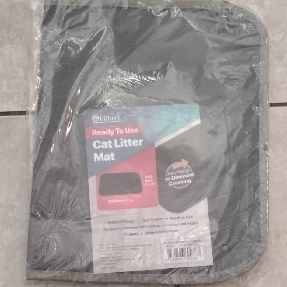 Gray Cat Litter Mat - Picture 4 of 5